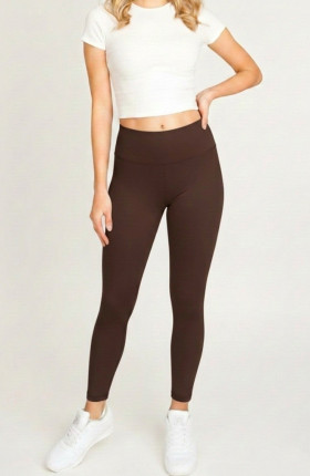 LEGGINSY LE001 GŁADKIE